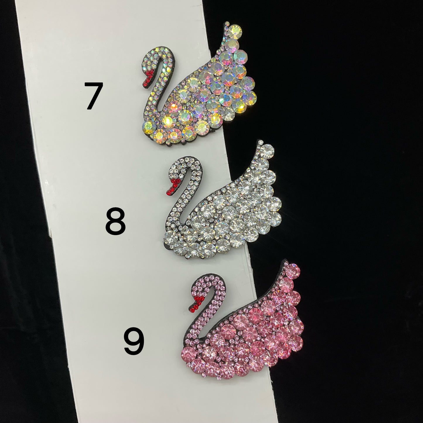 Swan Snap Hair Clips