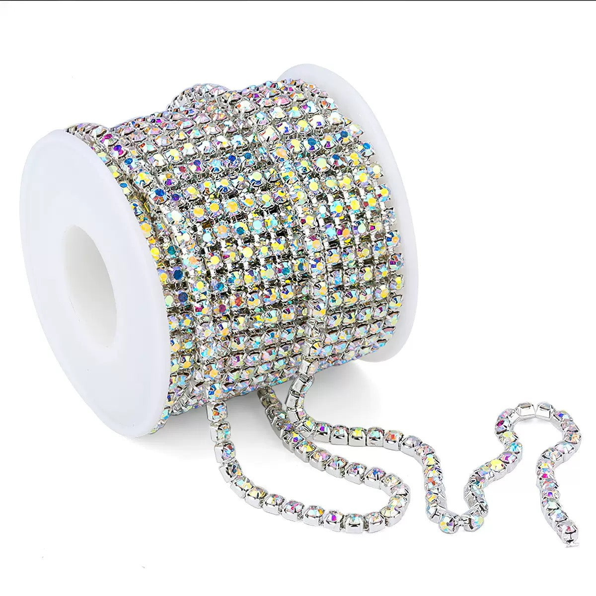 10 Yards Glass Rhinestone Chain