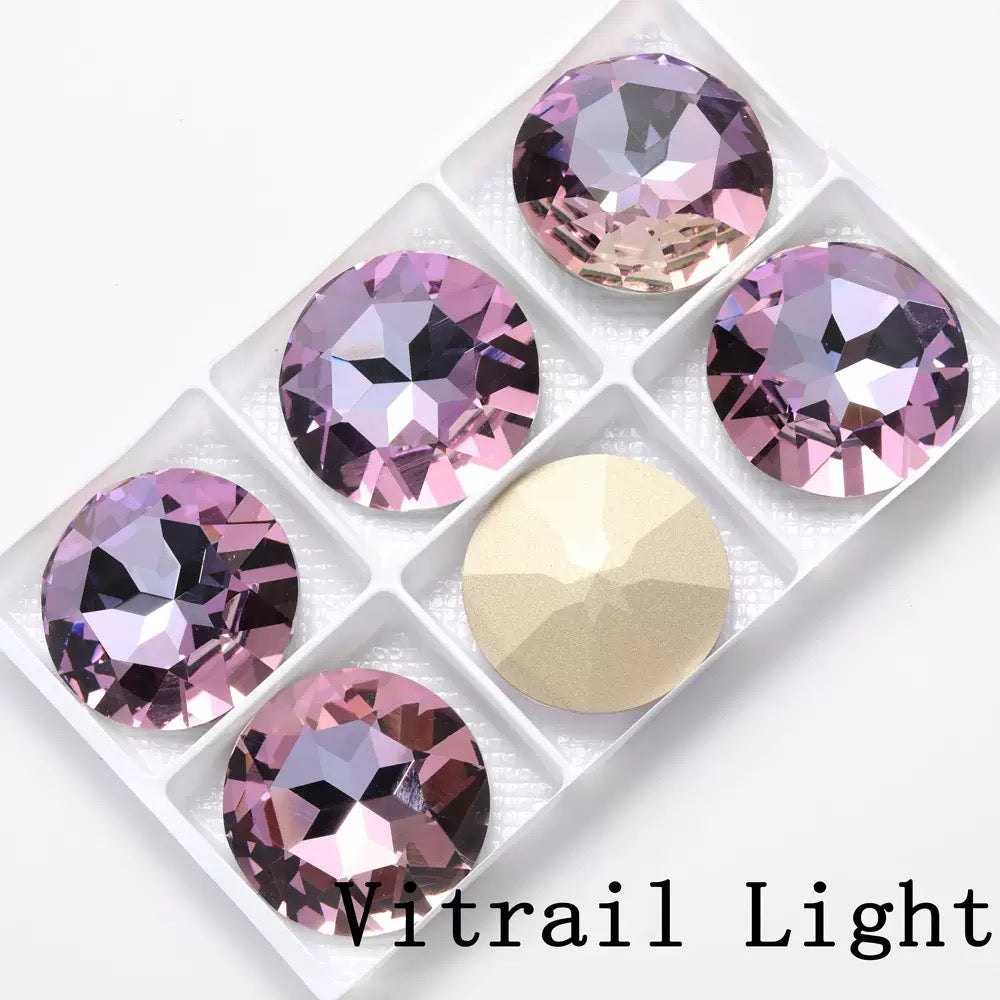 1PC 35mm Round High Quality K9 Crystal DIY Beading Gemstones Jewelry Making Accessories