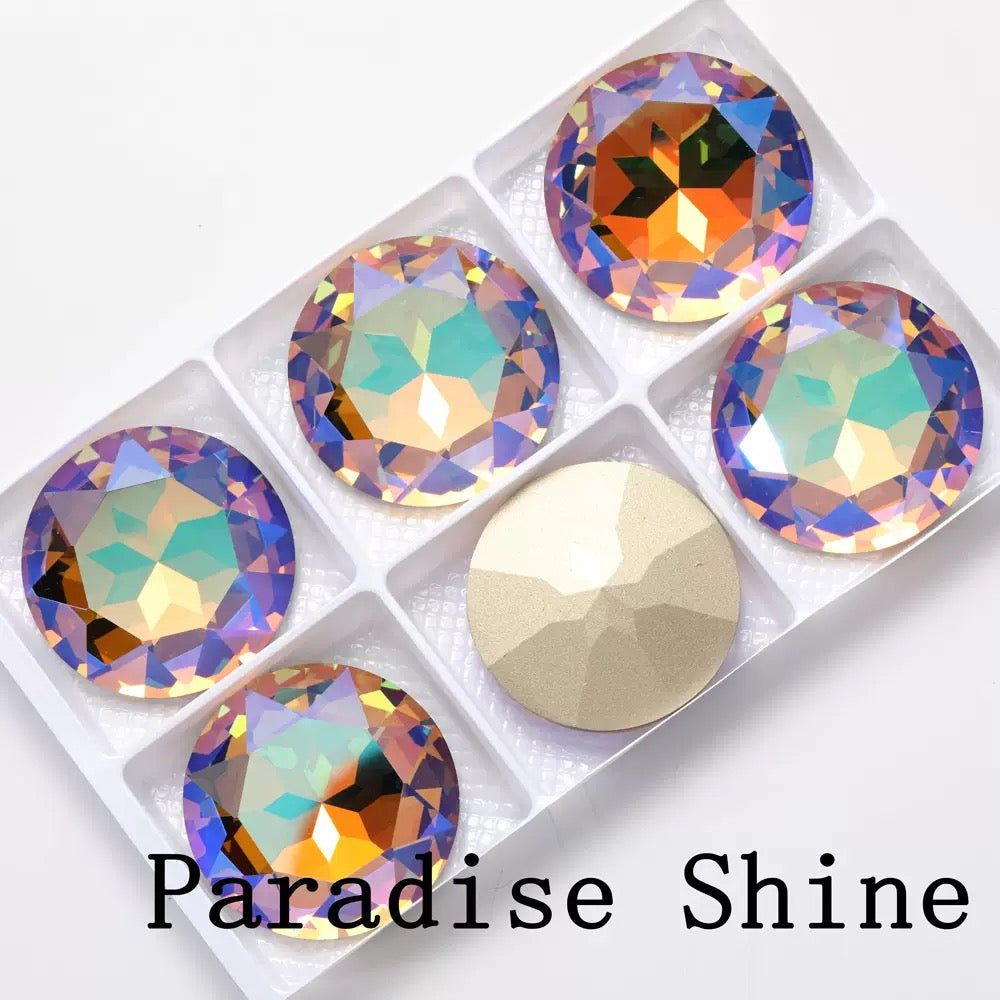 1PC 35mm Round High Quality K9 Crystal DIY Beading Gemstones Jewelry Making Accessories