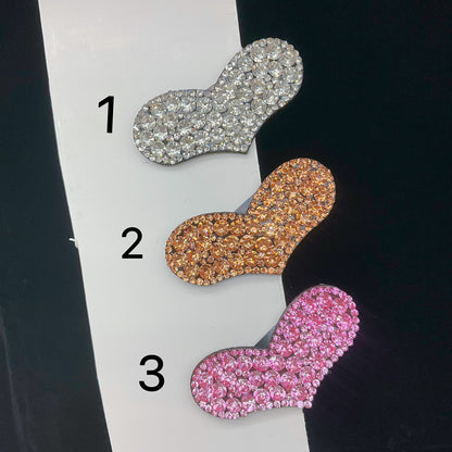 Heart Snap Hair Clips