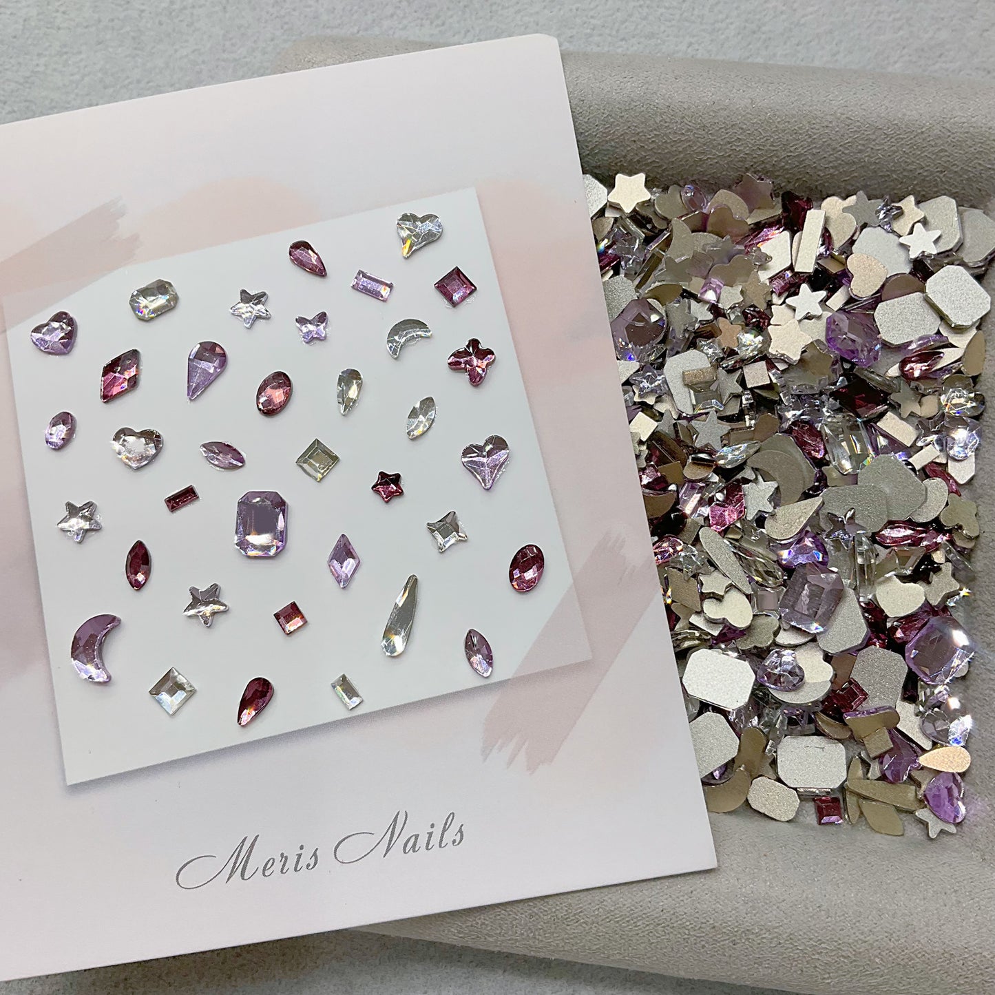 Royal Violet Flat Back Nail Art Glass Rhinestone