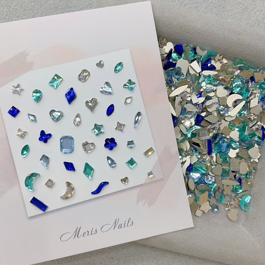 Moonlight Bay Flat Back Nail Art Glass Rhinestone