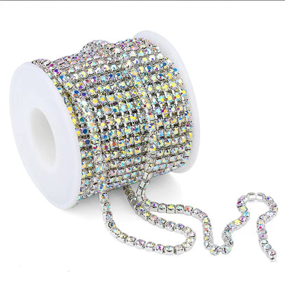 10 Yards Glass Rhinestone Chain