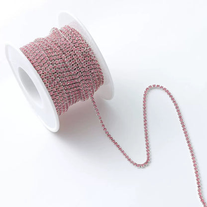 10 Yards Glass Rhinestone Chain