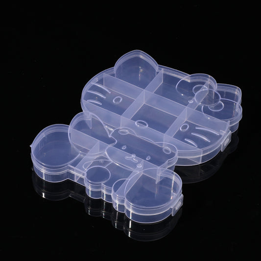 HK Clear Organizer Box Storage
