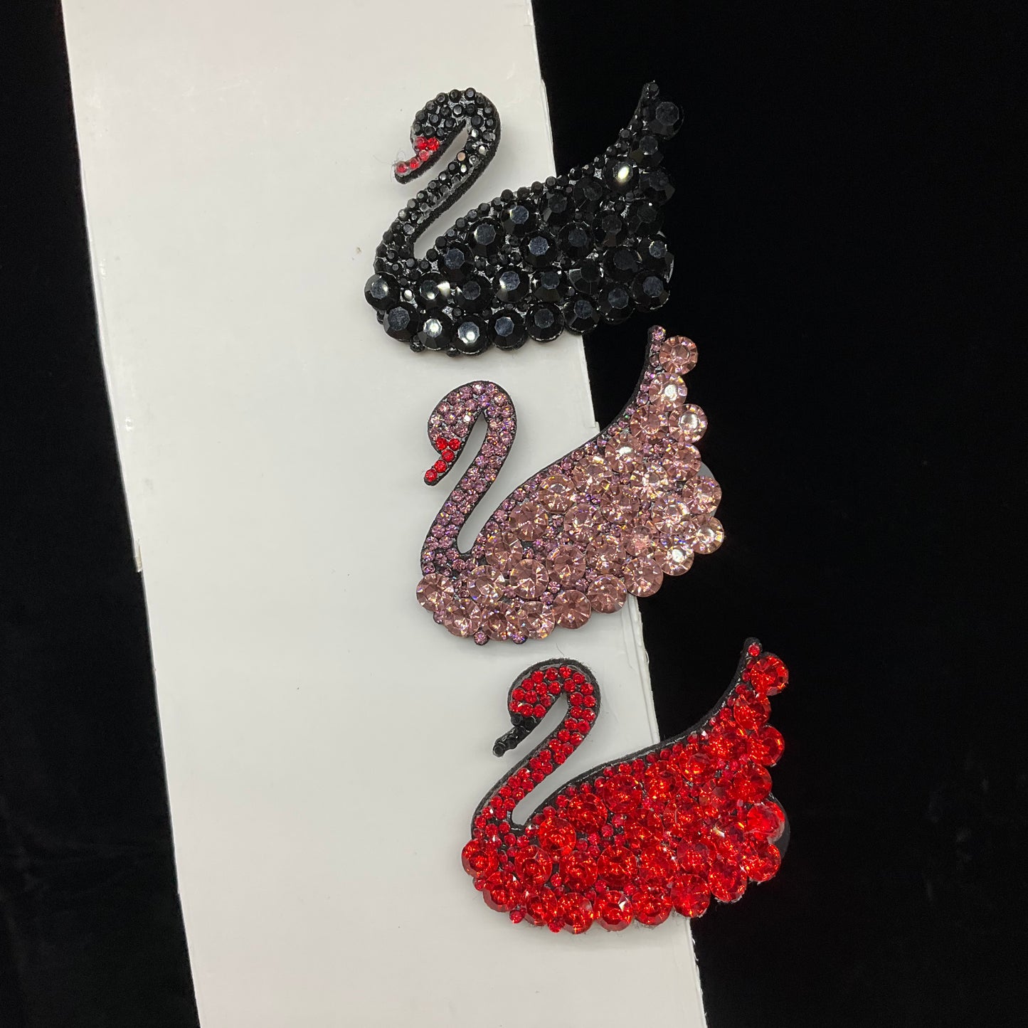 Swan Snap Hair Clips