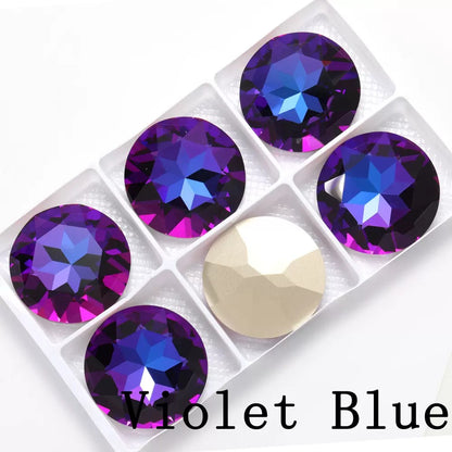 1PC 35mm Round High Quality K9 Crystal DIY Beading Gemstones Jewelry Making Accessories