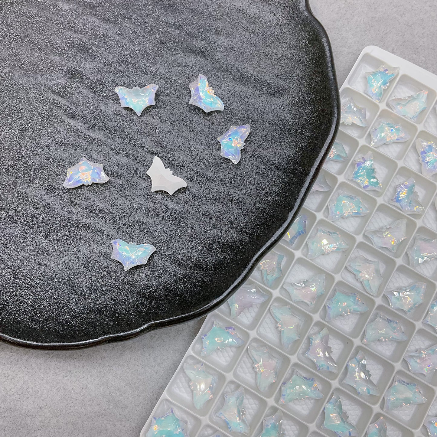 8*12mm Bat Nail Art Glass Rhinestone