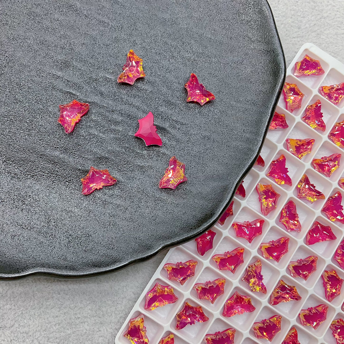 8*12mm Bat Nail Art Glass Rhinestone