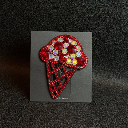 Ice Cream Hair Clips