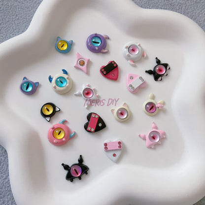Monster Eye Metal Charm